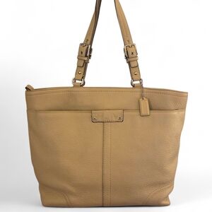 Coach Hamilton Pebbled Leather Shoulder Tote 13083